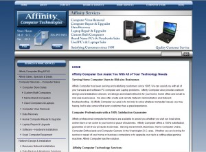 Full WordPress Website Design for Affinity