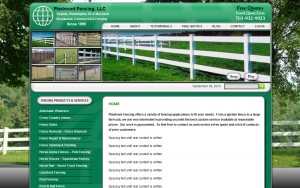 WordPress Modern Corporate Theme Design - Piedmont Fencing